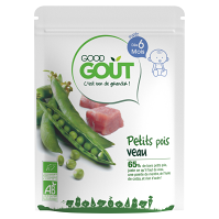 GOOD GOUT Bio hrášok s teľacím mäsom 190 g