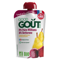 GOOD GOUT Hruška Williams s červenou repou 4m+ BIO 120 g