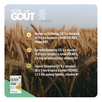 GOOD GOUT Bio talianske cestovinové hviezdičky 250 g (Cestovinové, ryžové príkrmy) - BIO - obrázok 4/4