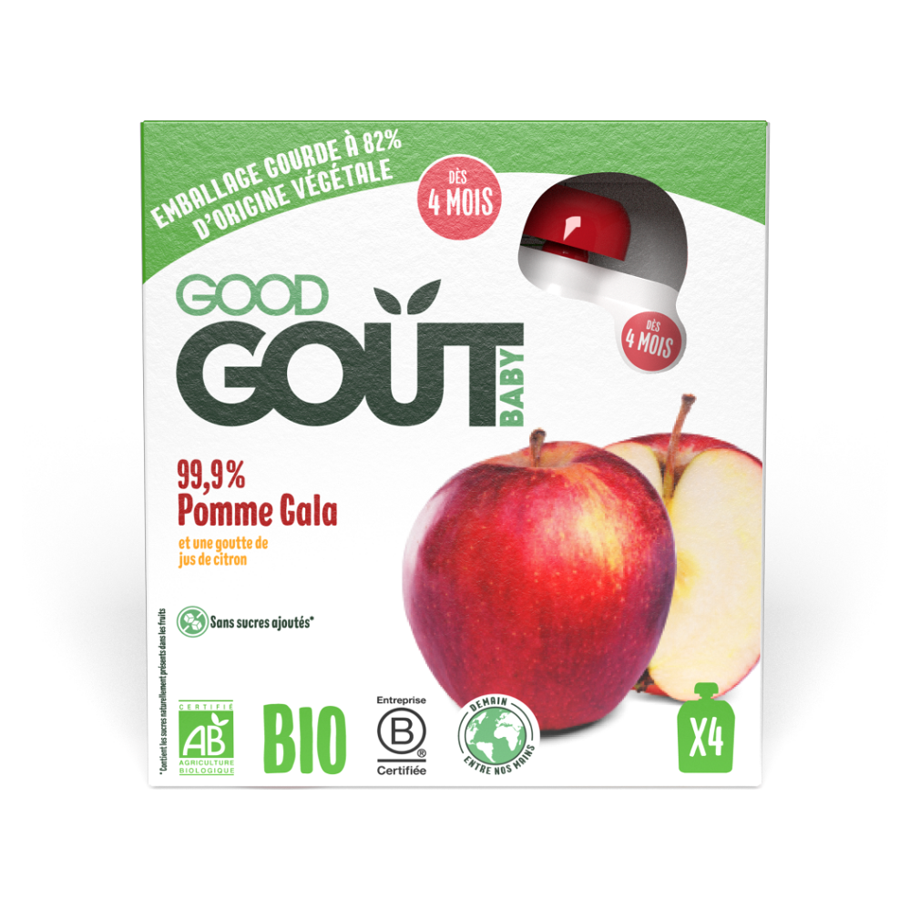GOOD GOUT BIO Jablko 4x 85 g