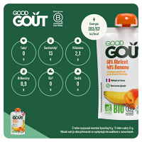 GOOD GOUT BIO Marhuľa s banánom 120 g