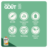 GOOD GOUT BIO Marhuľa s banánom 120 g