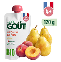 GOOD GOUT Broskyňa s hruškou BIO 120 g
