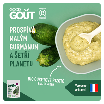 GOOD GOUT Cuketové rizoto s kozím syrom BIO 190 g (Zeleninové príkrmy) - BIO - obrázok 2/4