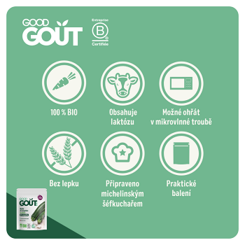 GOOD GOUT Cuketové rizoto s kozím syrom BIO 190 g (Zeleninové príkrmy) - BIO - obrázok 4/4