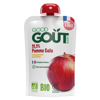 GOOD GOUT Jablko gala BIO 120 g (Desiatové kapsičky) - Prírodné, BIO, Jednodruhové