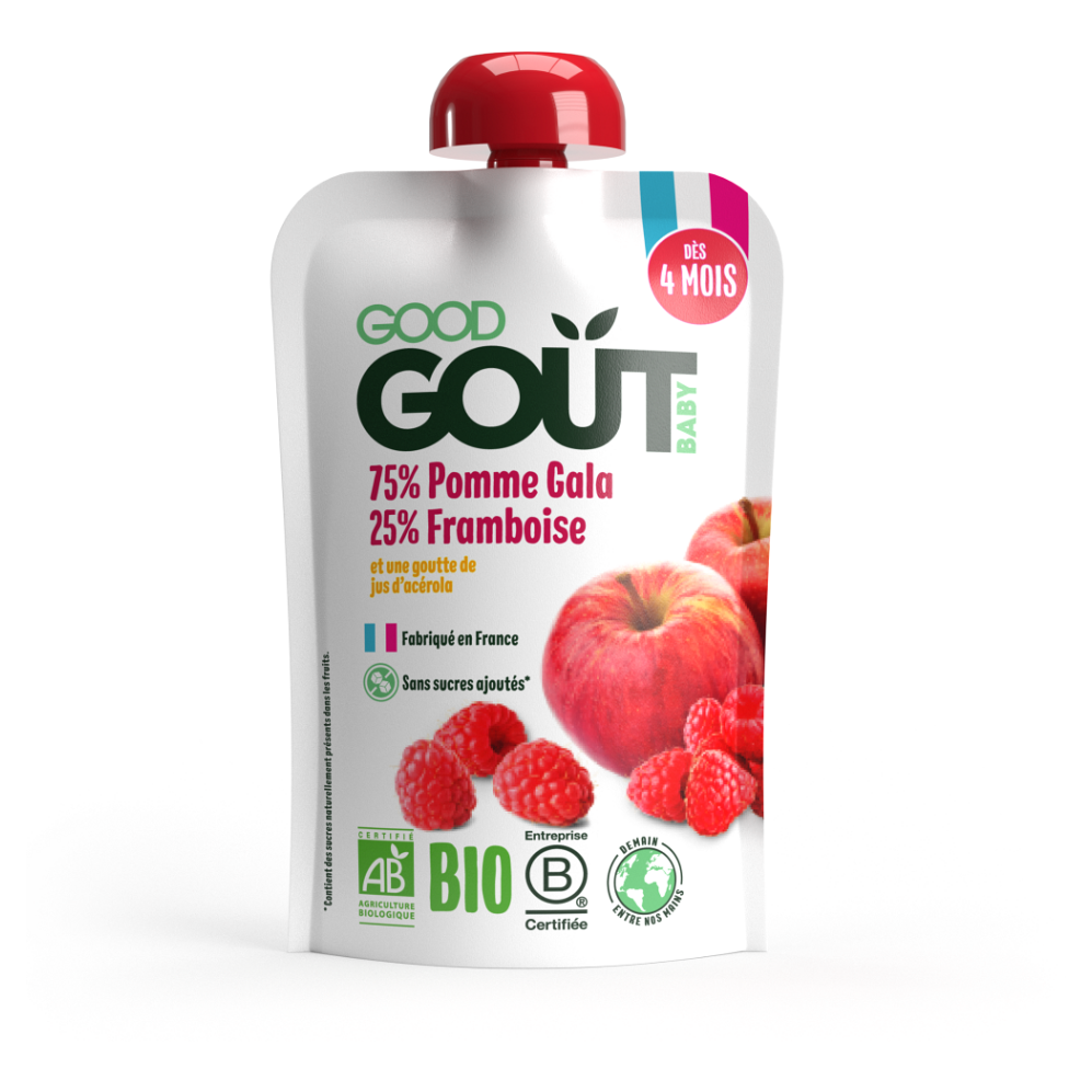 GOOD GOÛT BIO Jablko s malinou 120 g kúpite na Mojalekaren.sk