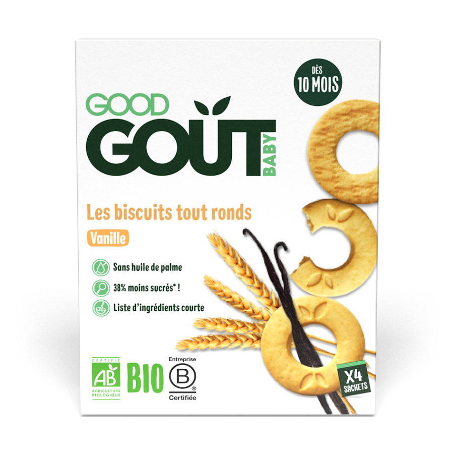 Good Gout BIO vanilkové kolieska 80 g