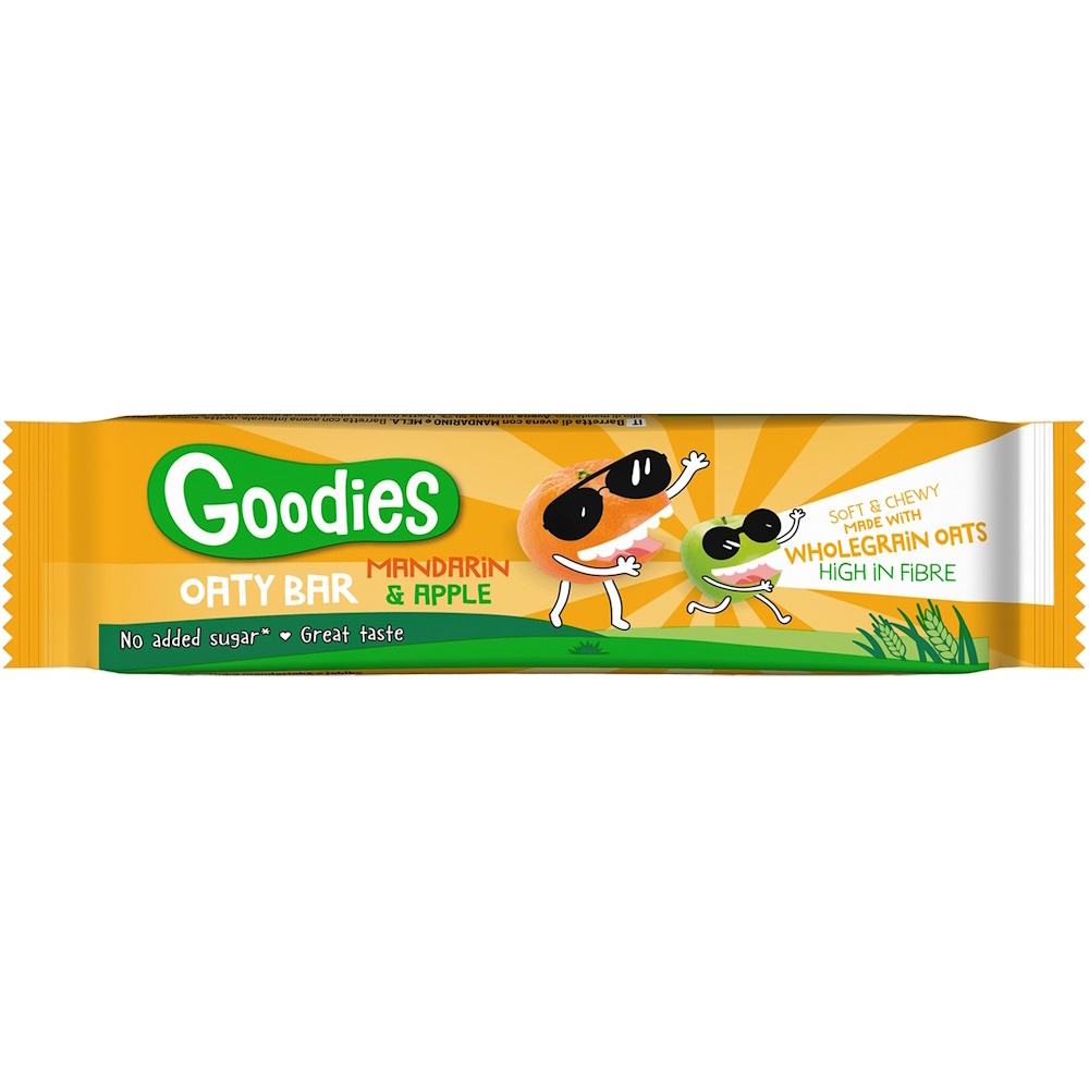 GOODIES Ovsená tyčinka mandarínka a jablko 23 g