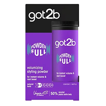 GOT 2 B Powder'ful púder pre objem 10 g (Pasty na vlasy, vosky, krémy)