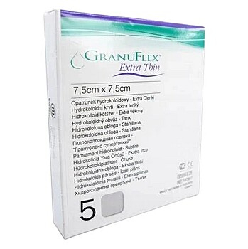 GRANULEX Extra-thin 10 x10 cm 5 ks (Na hojenie rán a vredov)