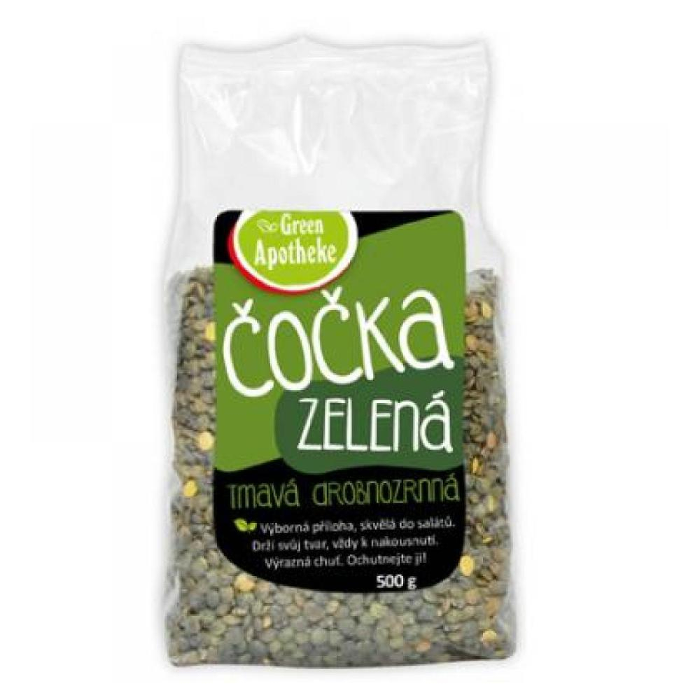 E-shop GREEN APOTHEKE Šošovica zelená tmavá 500 g