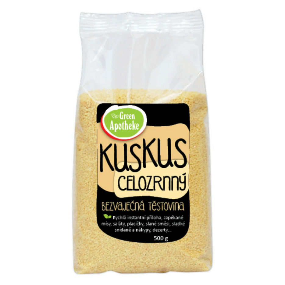 E-shop GREEN APOTHEKE Kuskus celozrnný 500 g