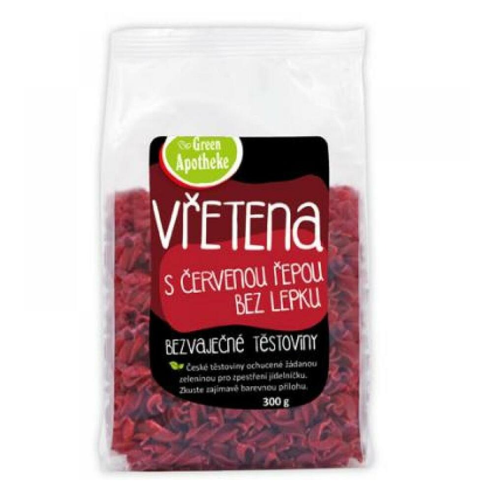 E-shop GREEN APOTHEKE Vretená bezlepkové s červenou repou 300 g
