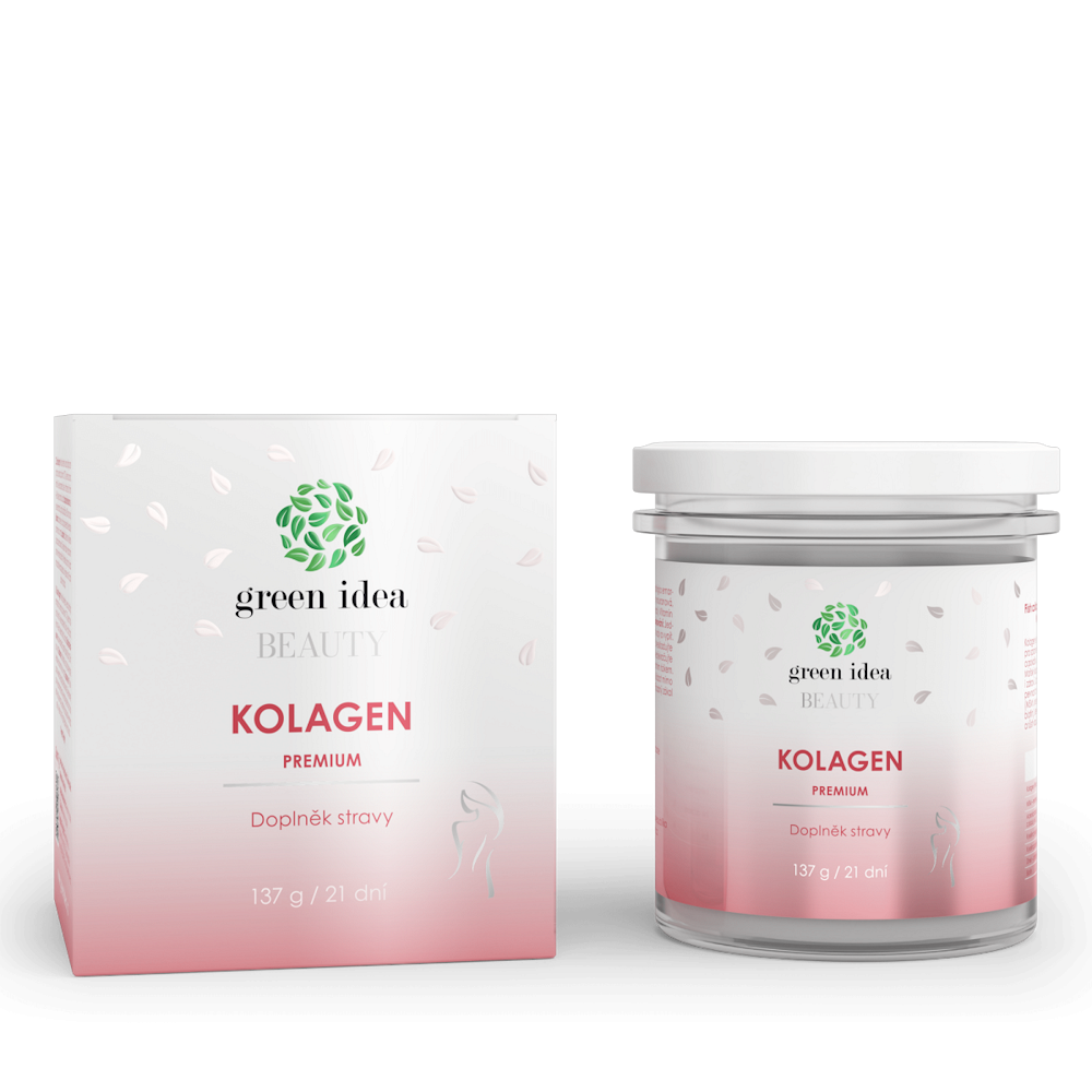 Green Idea Kolagen premium morský kolagén pre krásne vlasy, pleť a nechty 137 g
