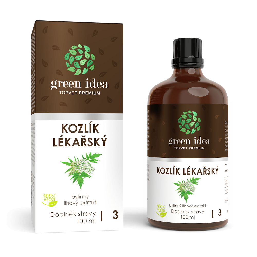 Green Idea Valeriána lekárska bylinná tinktúra pre pokojný spánok 100 ml