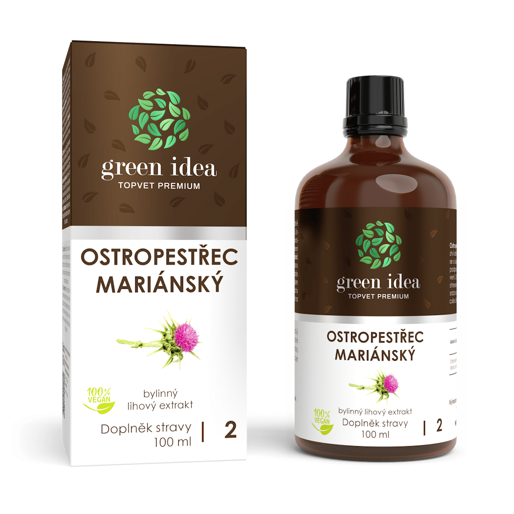 Green Idea Pestrec mariánsky bylinný liehový extrakt 100 ml