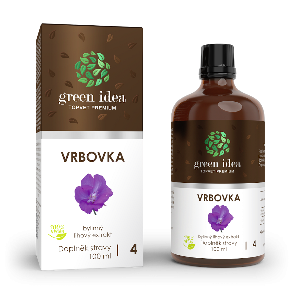 GREEN IDEA Vrbovka bylinný liehový extrakt 100 ml