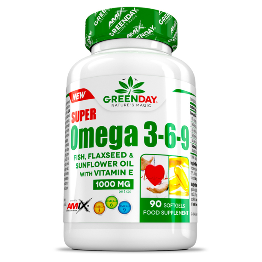 GREENDAY Super omega 3-6-9 90 kapsúl kúpite na Mojalekaren.sk