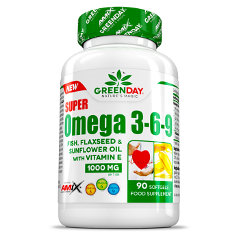 GREENDAY Super omega 3-6-9 90 kapsúl