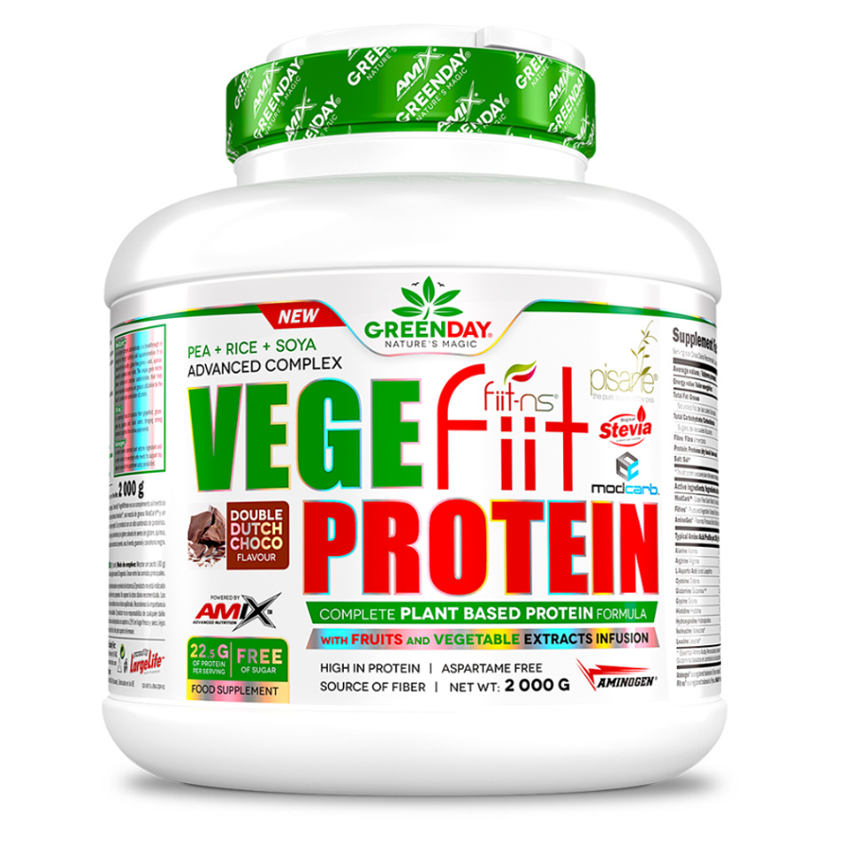 GREENDAY Vege-fiit protein peanut choco caramel 2000 g