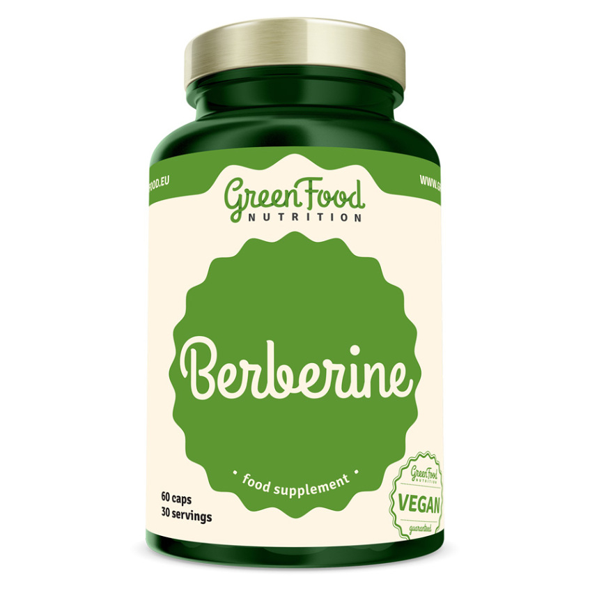 GreenFood Nutrition Berberine kapsuly na podporu detoxikácie organizmu 60 cps kúpite na Mojalekaren.sk