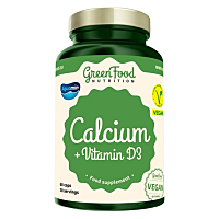 GREENFOOD NUTRITION Calcium + Vitamin D3 60 kapsúl