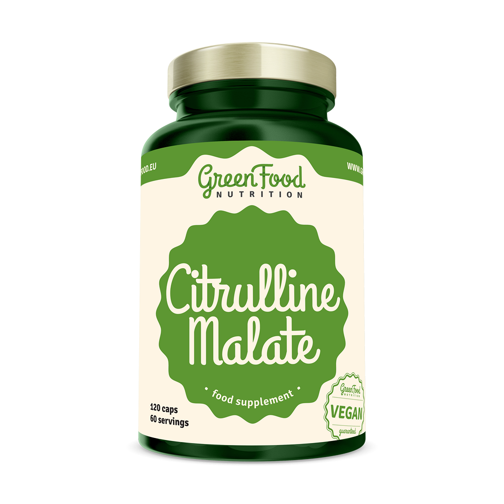GreenFood Nutrition Citrulline Malate podpora športového výkonu 120 cps