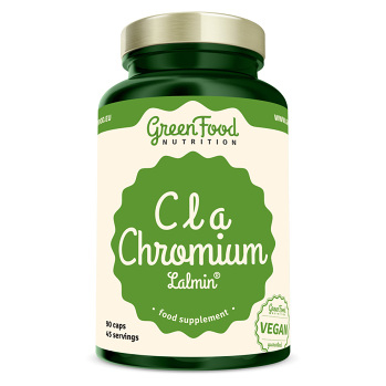 GREENFOOD NUTRITION CLA Chromium lalmin 90 kapsúl (Chróm) - Viaczložkové