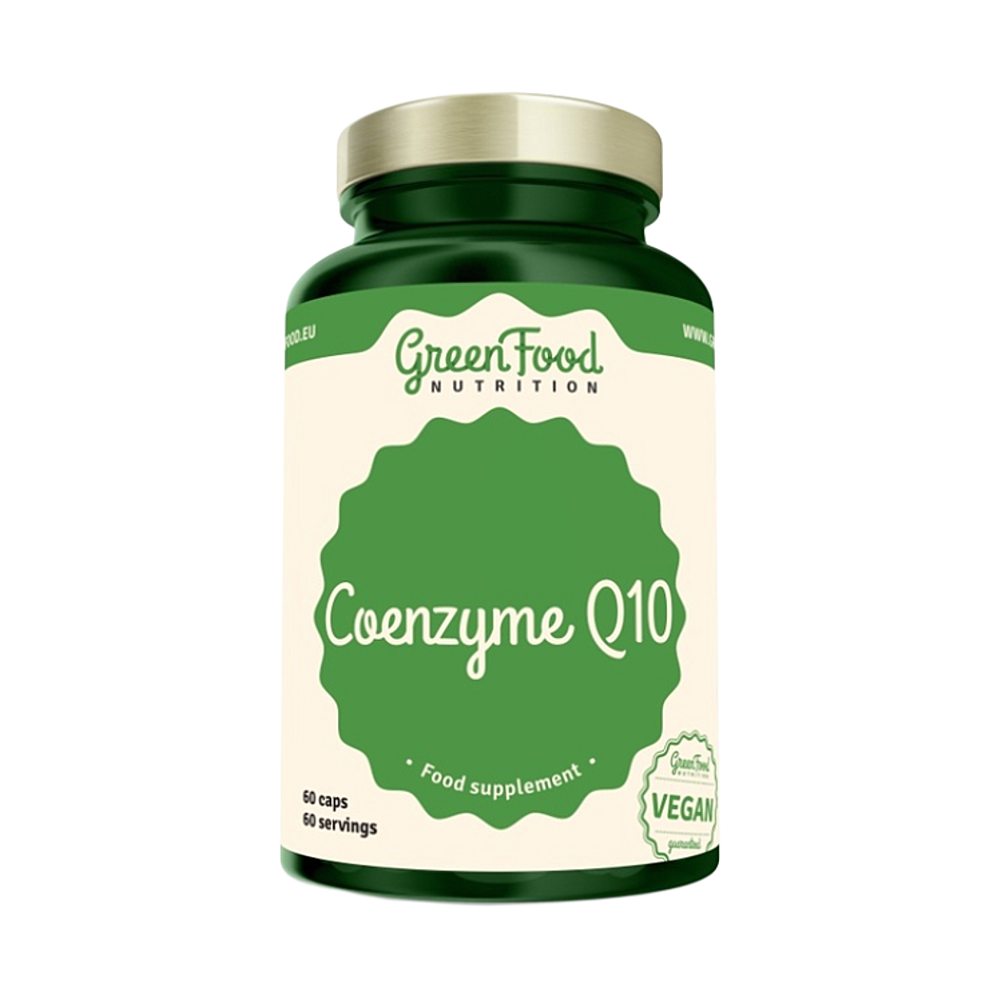 GreenFood Nutrition Coenzyme Q10 kapsuly na normálnu funkciu srdca a ciev 60 cps