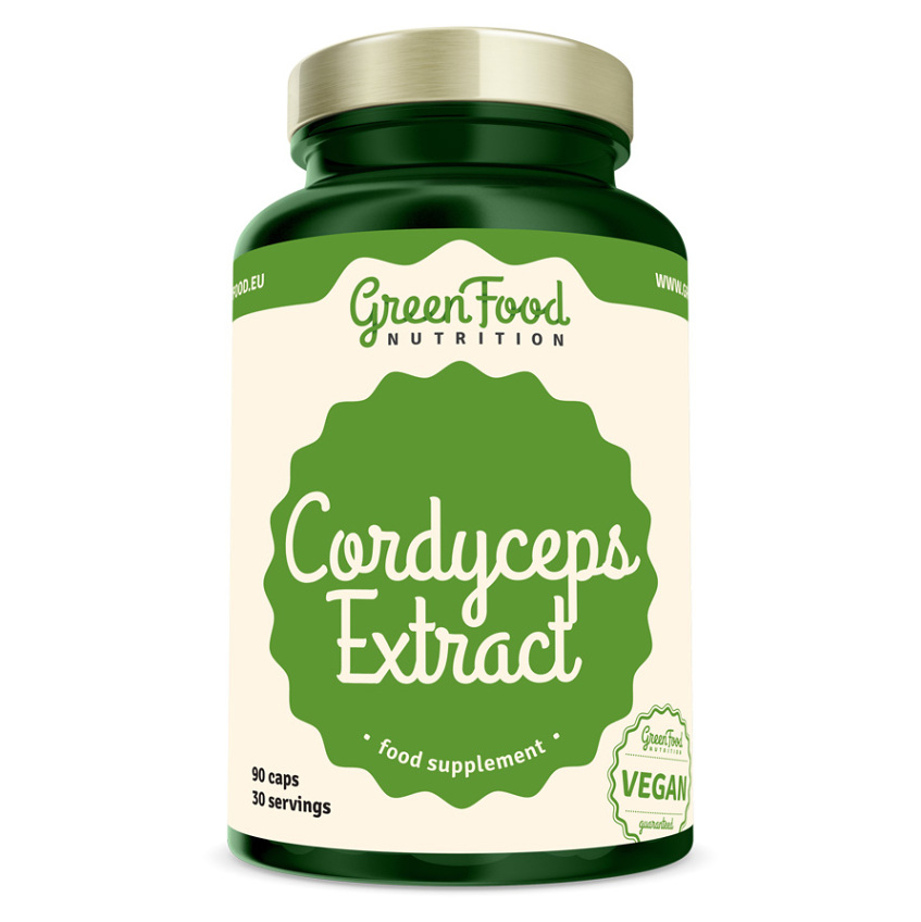 GREENFOOD NUTRITION Cordyceps Extract 90 kapsúl kúpite na Mojalekaren.sk