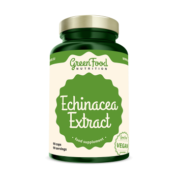 GREENFOOD NUTRITION Echinacea extract 90 kapsúl (Echinacea) - Jednozložkové