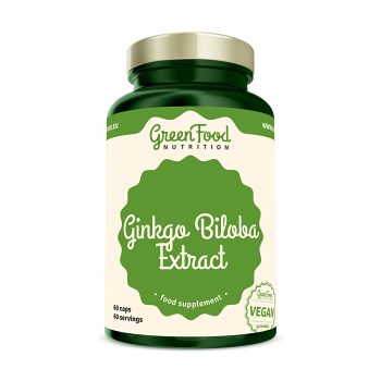 GREENFOOD NUTRITION Ginkgo biloba extract 60 kapsúl