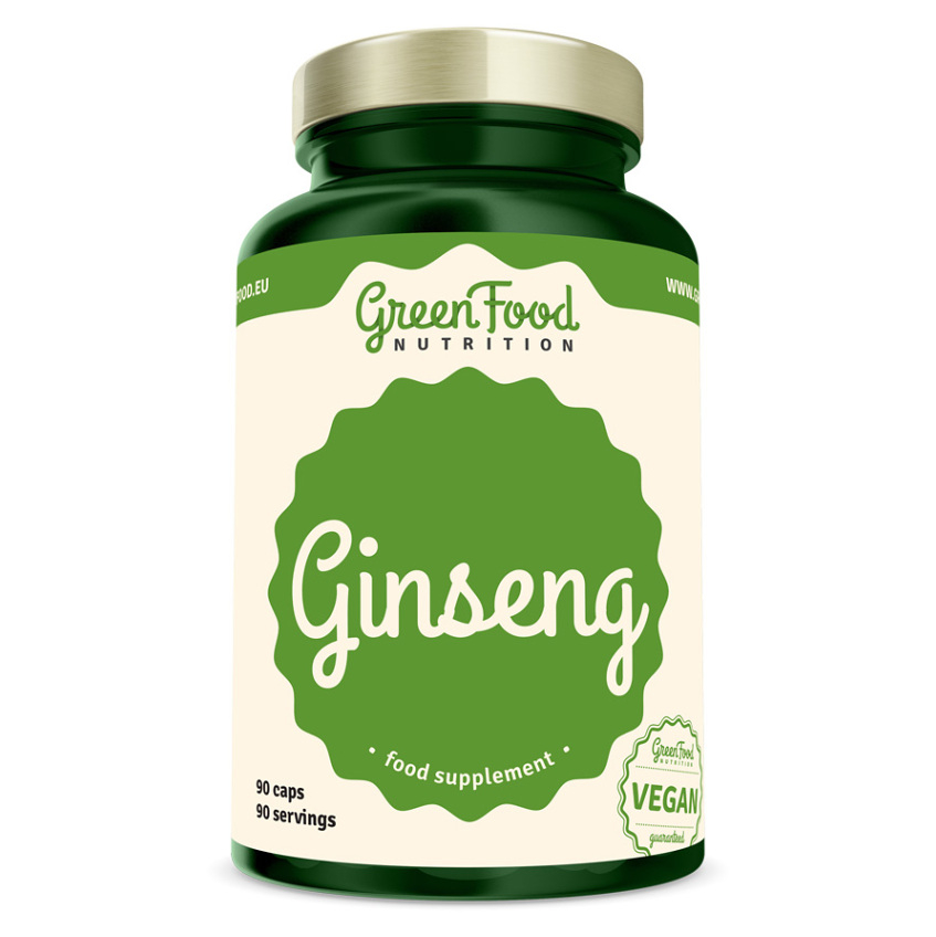 GreenFood Nutrition Ginseng kapsuly s ženšenom 90 cps