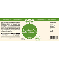 GREENFOOD NUTRITION Horčík a zinok cheláty + vitamín D3 90 kapsúl