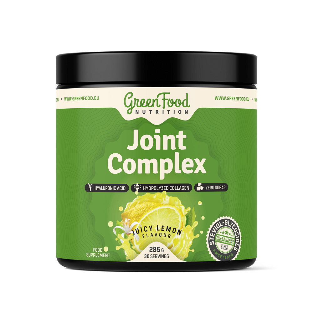 GreenFood Nutrition Joint Complex prášok na podporu normálneho stavu kĺbov príchuť Lemon 285 g