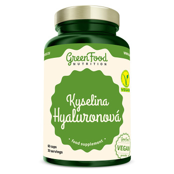 GREENFOOD NUTRITION Kyselina hyalurónová 60 kapsúl
