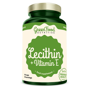 GREENFOOD NUTRITION Lecitín + vitamín E 60 kapsúl