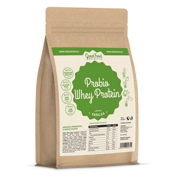 GREENFOOD NUTRITION Probio whey proteín vanilka 750 g