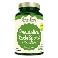 GREENFOOD NUTRITION Probiotiká lactospore + prebiotiká 60 kapsúl