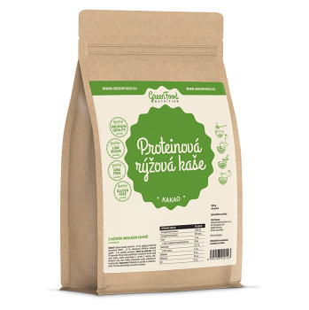 GREENFOOD NUTRITION Proteínová ryžová kaša bezlepková kakaová 500 g