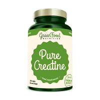 GREENFOOD NUTRITION Pure creatine creapure 120 kapsúl