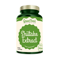 GREENFOOD NUTRITION Shiitake extrakt 120 kapsúl