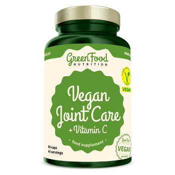 GREENFOOD NUTRITION Vegan joint care + vitamín C 90 kapsúl (Doplnky stravy na kĺby) - Viaczložkové