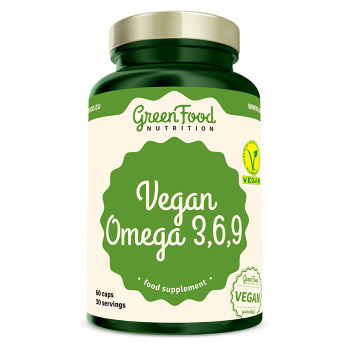 GREENFOOD NUTRITION Vegan omega 3,6,9 60 kapsúl