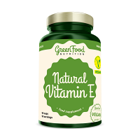 GREENFOOD NUTRITION Natural Vitamín E 90 kapsúl
