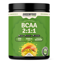 GREENFOOD NUTRITION Performance BCAA 2:1:1 šťavnaté mango 420 g