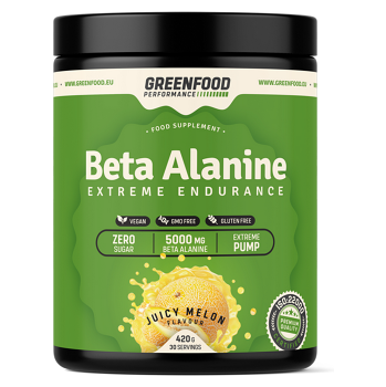 GREENFOOD NUTRITION Performance beta alanin šťavnatý melón 420 g