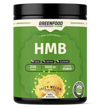 GREENFOOD NUTRITION Performance HMB šťavnatý melón 420 g, expirácie