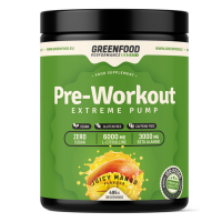 GREENFOOD NUTRITION Performance pre-workout šťavnaté mango 495 g